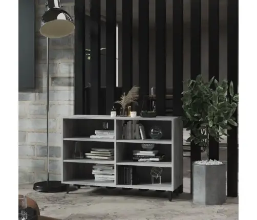 Kumode, Pelēka Ozolkoka, 103,5X35X70 Cm, Inženierijas Koks Vidaxl