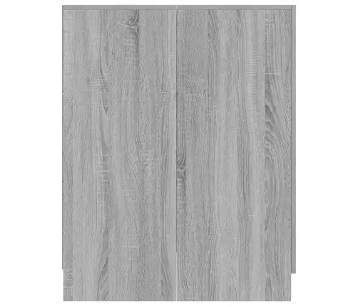 Skalbimo Mašinos Spintelė, Pilka Ąžuolo, 71X71,5X91,5Cm