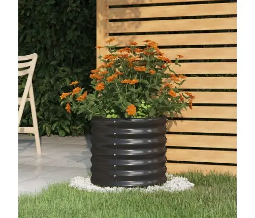 Aia Taimekast, Galvaniseeritud Teras, 40X40X36 cm Antratsiit