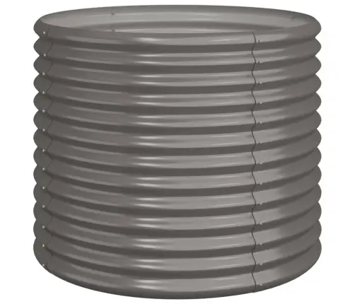 Sodo Lovelis, Pilkas, 80X80X68cm Cinkuotas Plienas