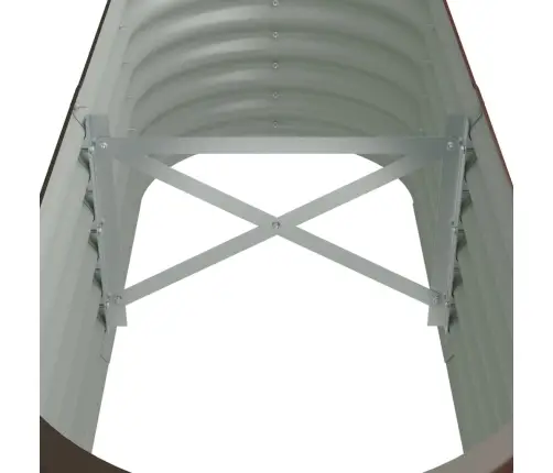 Aia Taimelava, Galvaniseeritud Teras, 114X40X36 cm Pruun