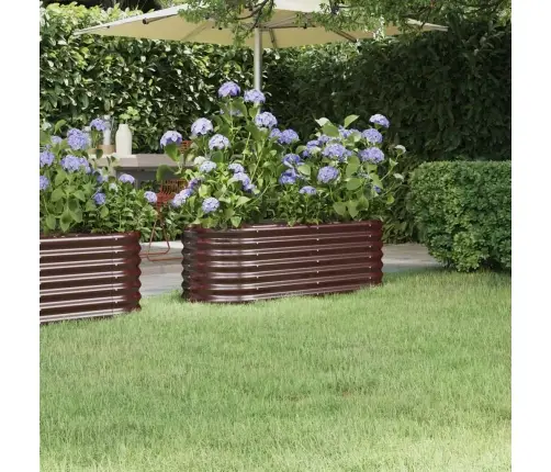 Aia Taimelava, Galvaniseeritud Teras, 114X40X36 cm Pruun