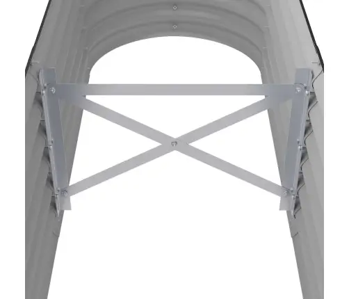 Aia Taimekast, Galvaniseeritud Teras, 114X40X36 cm Antratsiit