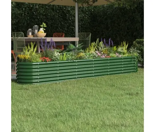 Aukštas Sodo Lovelis, Žalias, 260X40X36cm Cinkuotas Plienas