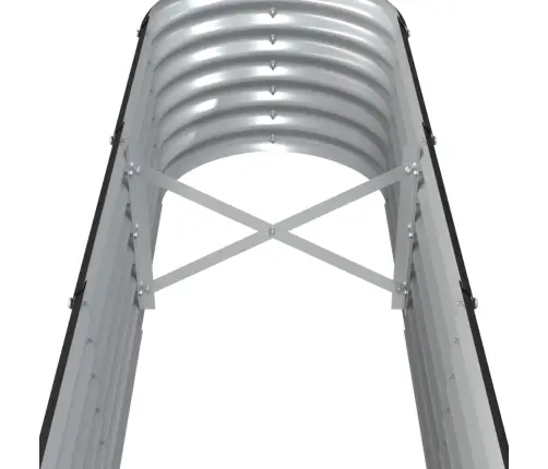 Aia Taimelava, Galvaniseeritud Teras, 260X40X36 cm Antratsiit