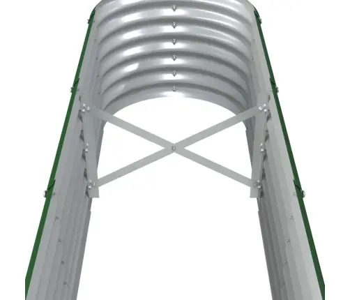 Aukštas Sodo Lovelis, Žalias, 332X40X36cm Cinkuotas Plienas