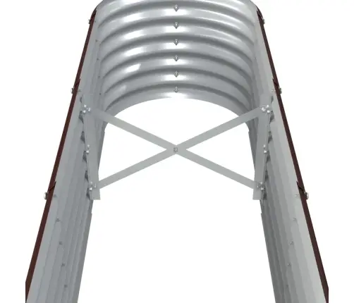 Aia Taimelava, Galvaniseeritud Teras, 332X40X36 cm Pruun