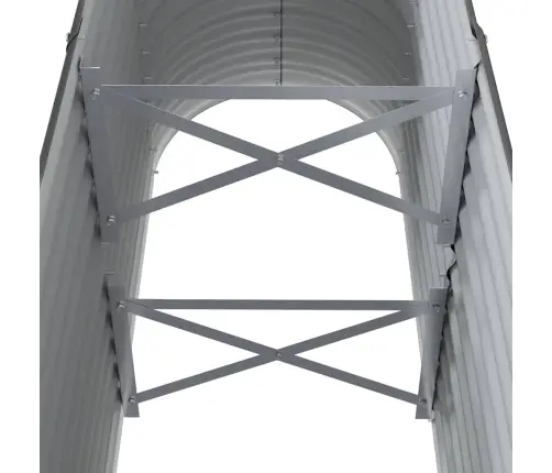 Augstā Puķu Kaste, 114X40X68 Cm, Tērauds, Antracītpelēka Vidaxl