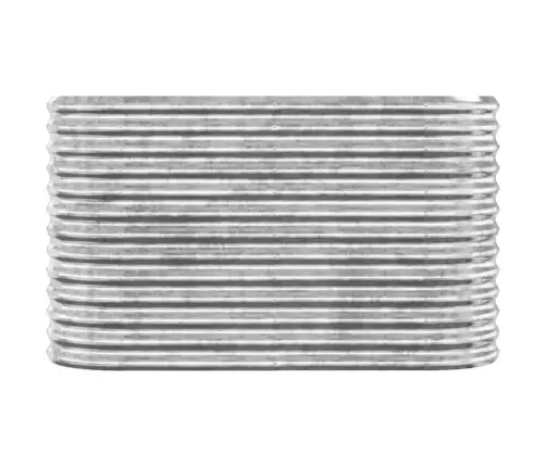 Aia Taimelava, Galvaniseeritud Teras, 114X40X68 cm Hõbedane
