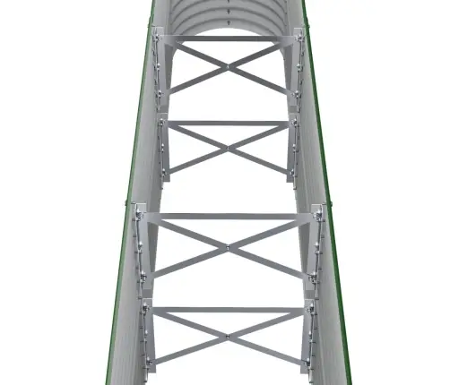 Aia Taimelava, Galvaniseeritud Teras, 152X40X68 cm Roheline