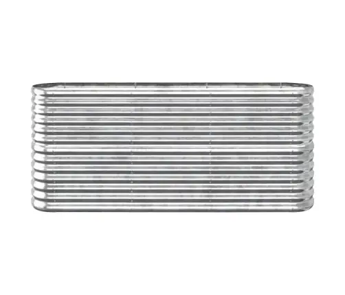 Aia Taimelava, Galvaniseeritud Teras, 152X40X68 cm Hõbedane