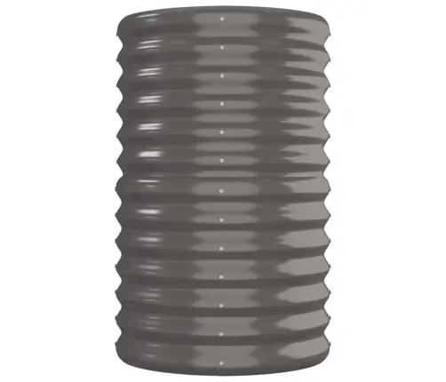 Augstā Puķu Kaste, 260X40X68 Cm, Pulverkrāsots Tērauds, Pelēka Vidaxl