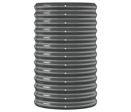 Augstā Puķu Kaste, 260X40X68 Cm, Tērauds, Antracītpelēka Vidaxl