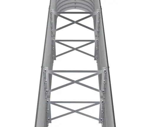 Augstā Puķu Kaste, 260X40X68 Cm, Tērauds, Antracītpelēka Vidaxl