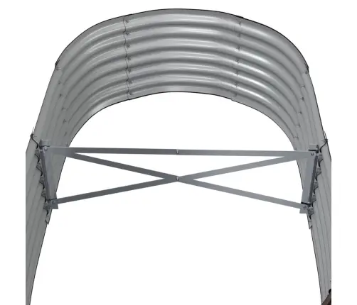 Augstā Puķu Kaste, 152X80X36 Cm, Pulverkrāsots Tērauds, Brūna Vidaxl