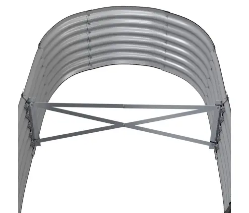 Augstā Puķu Kaste, 152X80X36 Cm, Tērauds, Antracītpelēka Vidaxl