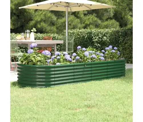 Aia Taimelava, Galvaniseeritud Teras, 224X80X36 cm Roheline