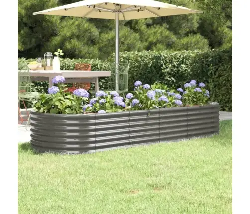 Aia Taimelava, Galvaniseeritud Teras, 224X80X36 cm Hall