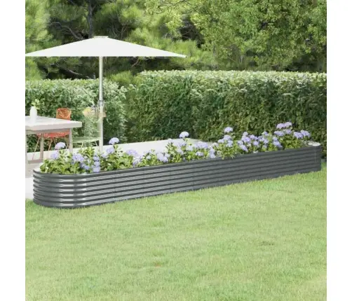 Aia Taimelava, Galvaniseeritud Teras, 440X80X36 cm Antratsiit