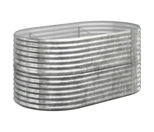 Aukštas Sodo Lovelis, Sidabrinis, 152X80X68cm Cinkuotas Plienas