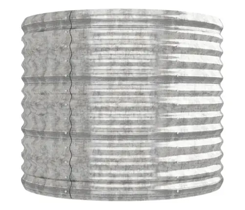 Augstā Puķu Kaste, 224X80X68 Cm, Tērauds, Sudrabaina Vidaxl