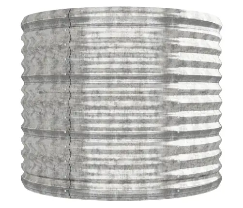 Augstā Puķu Kaste, 296X80X68 Cm, Tērauds, Sudrabaina Vidaxl