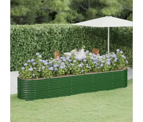 Aia Taimelava, Galvaniseeritud Teras, 368X80X68 cm Roheline