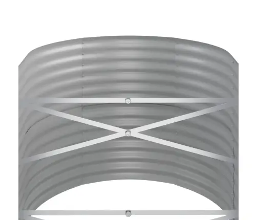 Aia Taimelava, Galvaniseeritud Teras, 368X80X68 cm Hõbedane