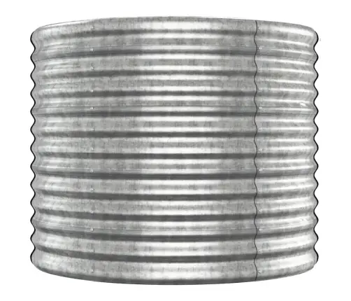 Augstā Puķu Kaste, 512X80X68 Cm, Tērauds, Sudrabaina Vidaxl