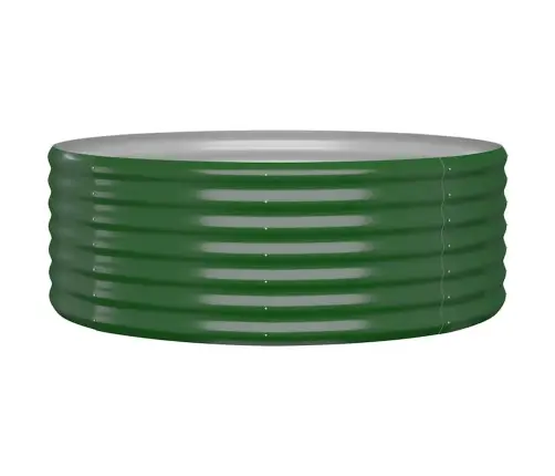 Aukštas Sodo Lovelis, Žalias, 100X100X36cm Cinkuotas Plienas