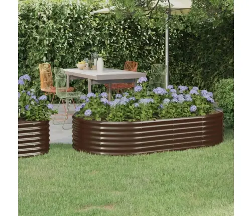 Aia Taimelava, Galvaniseeritud Teras, 175X100X36 cm Pruun