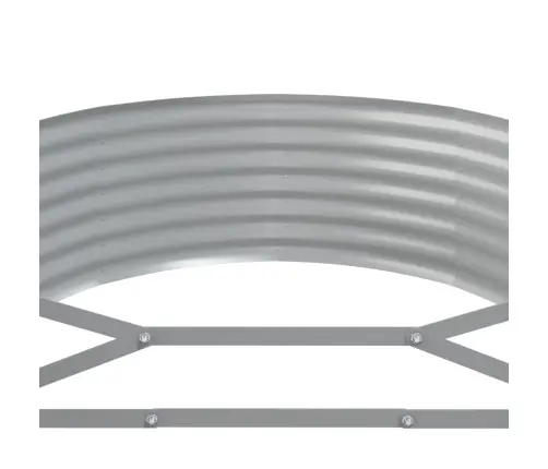 Aia Taimelava, Galvaniseeritud Teras, 396X100X36 cm Antratsiit