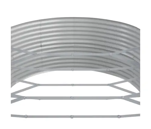 Aia Taimelava, Galvaniseeritud Teras, 544X100X36 cm Pruun