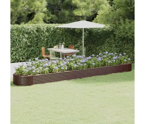 Aia Taimelava, Galvaniseeritud Teras, 544X100X36 cm Pruun