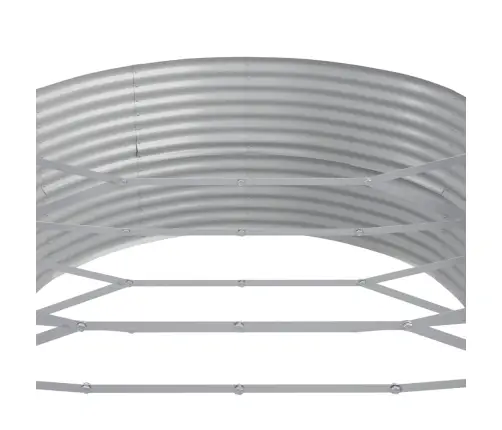 Aukštas Sodo Lovelis, Antracito, 544X100X36cm Cinkuotas Plienas