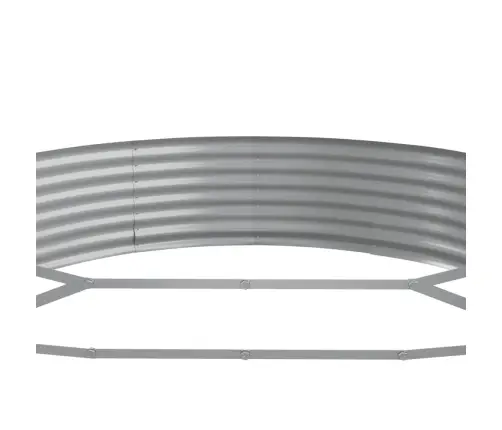 Aukštas Sodo Lovelis, Žalias, 296X140X36cm Cinkuotas Plienas