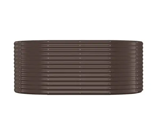 Augstā Puķu Kaste, 175X100X68 Cm, Pulverkrāsots Tērauds, Brūna Vidaxl