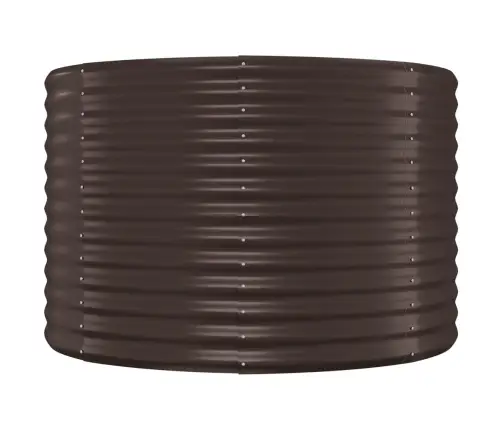 Augstā Puķu Kaste, 175X100X68 Cm, Pulverkrāsots Tērauds, Brūna Vidaxl