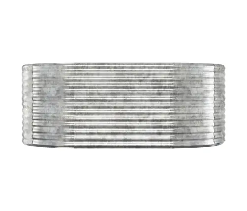 Augstā Puķu Kaste, 175X100X68 Cm, Cinkots Tērauds, Sudrabaina Vidaxl