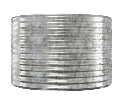 Augstā Puķu Kaste, 175X100X68 Cm, Cinkots Tērauds, Sudrabaina Vidaxl