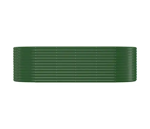 Augstā Puķu Kaste, 249X100X68 Cm, Pulverkrāsots Tērauds, Zaļa Vidaxl