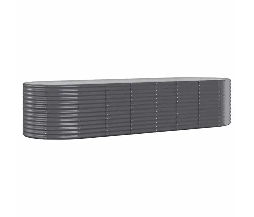 Aia Taimelava, Galvaniseeritud Teras, 322X100X68 cm Antratsiit