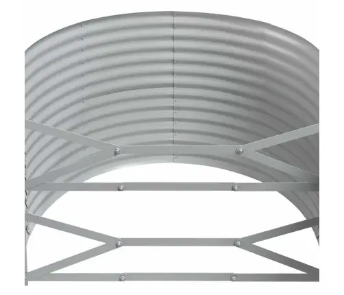 Augstā Puķu Kaste, 396X100X68 Cm, Cinkots Tērauds, Antracītpelēka Vidaxl