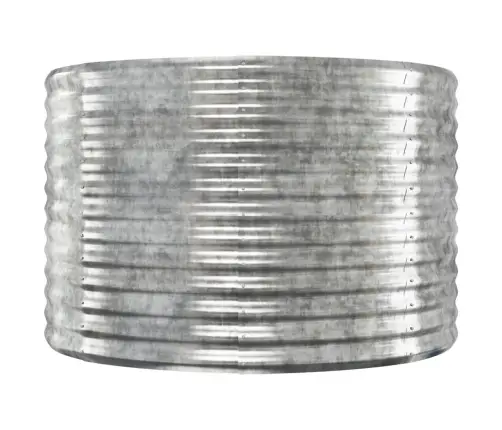 Augstā Puķu Kaste, Sudrabaina, 554X100X68 Cm, Tērauds Vidaxl