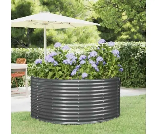 Aukštas Sodo Lovelis, Antracito, 140X140X68cm Cinkuotas Plienas