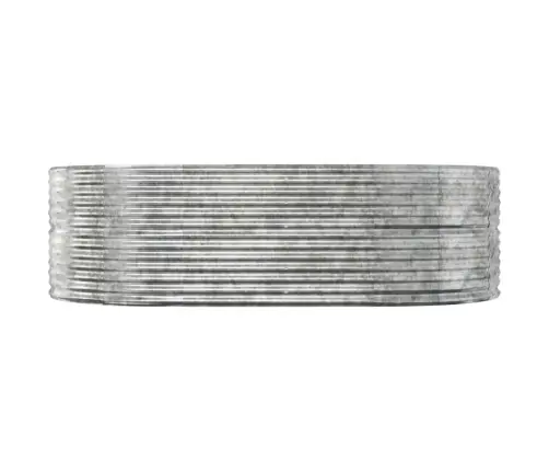 Aukštas Sodo Lovelis, Sidabrinis, 212X140X68cm Cinkuotas Plienas