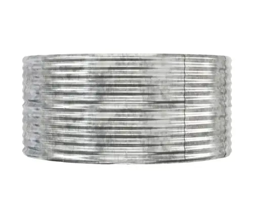 Aukštas Sodo Lovelis, Sidabrinis, 447X140X68cm Cinkuotas Plienas