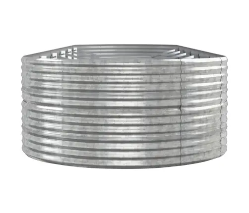 Augstā Puķu Kaste, 510X140X68 Cm, Tērauds, Sudrabaina Vidaxl