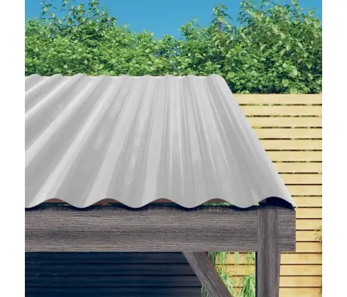 Katusepaneelid 12 Tk, Galvaniseeritud Teras, Hõbedane, 60X36 Cm