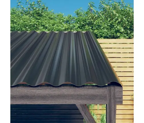 Katusepaneelid 36 Tk, Galvaniseeritud Teras, Hall, 60 X 36Cm